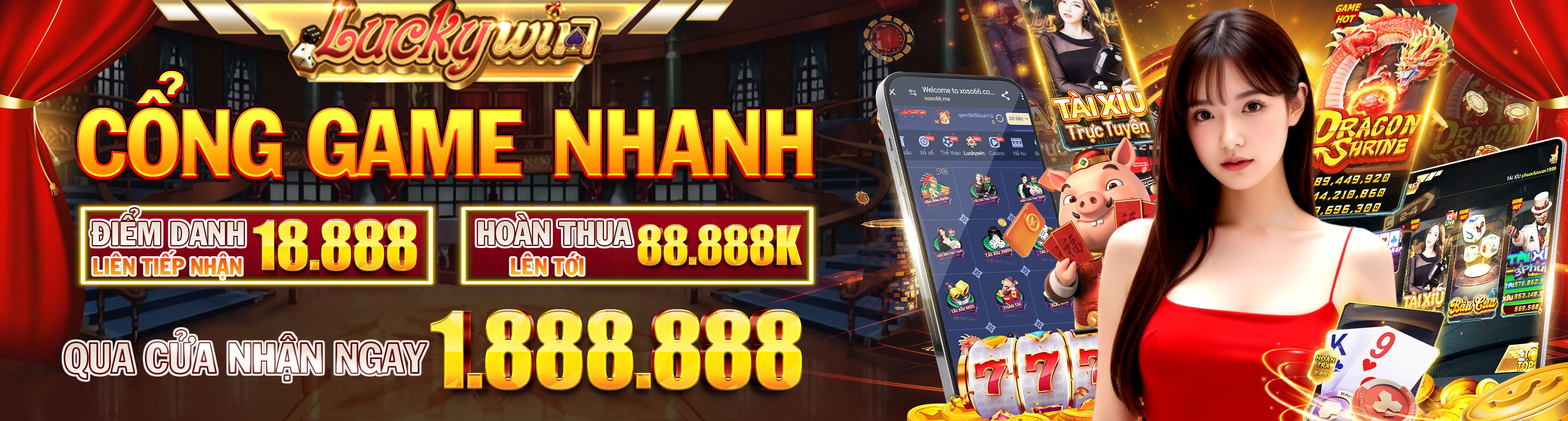 Hình ảnh quảng cáo của vnxoso hiển thị nền tảng và các lợi ích