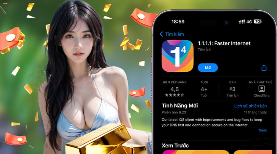 Hình ảnh quảng cáo của vnxoso hiển thị nền tảng và các lợi ích